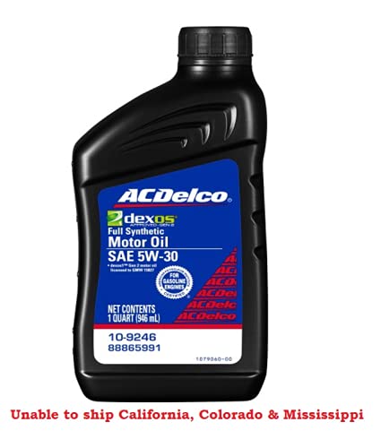 5W-30 Full Synthetic Motor Oil 1 Quart (8 pack) X73724