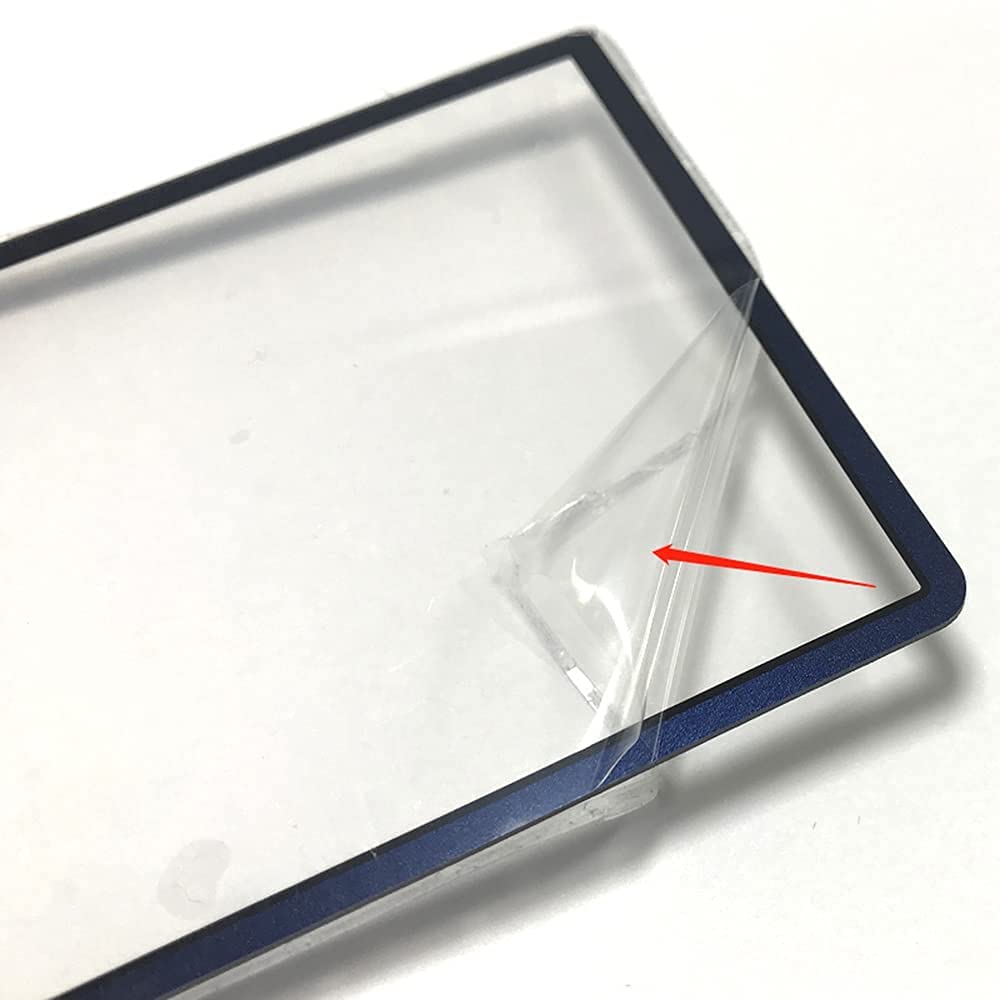 Replacement Glass Top Upper Screen Frame Lens Cover LCD Screen Protector With Adhesive Yellow F626495