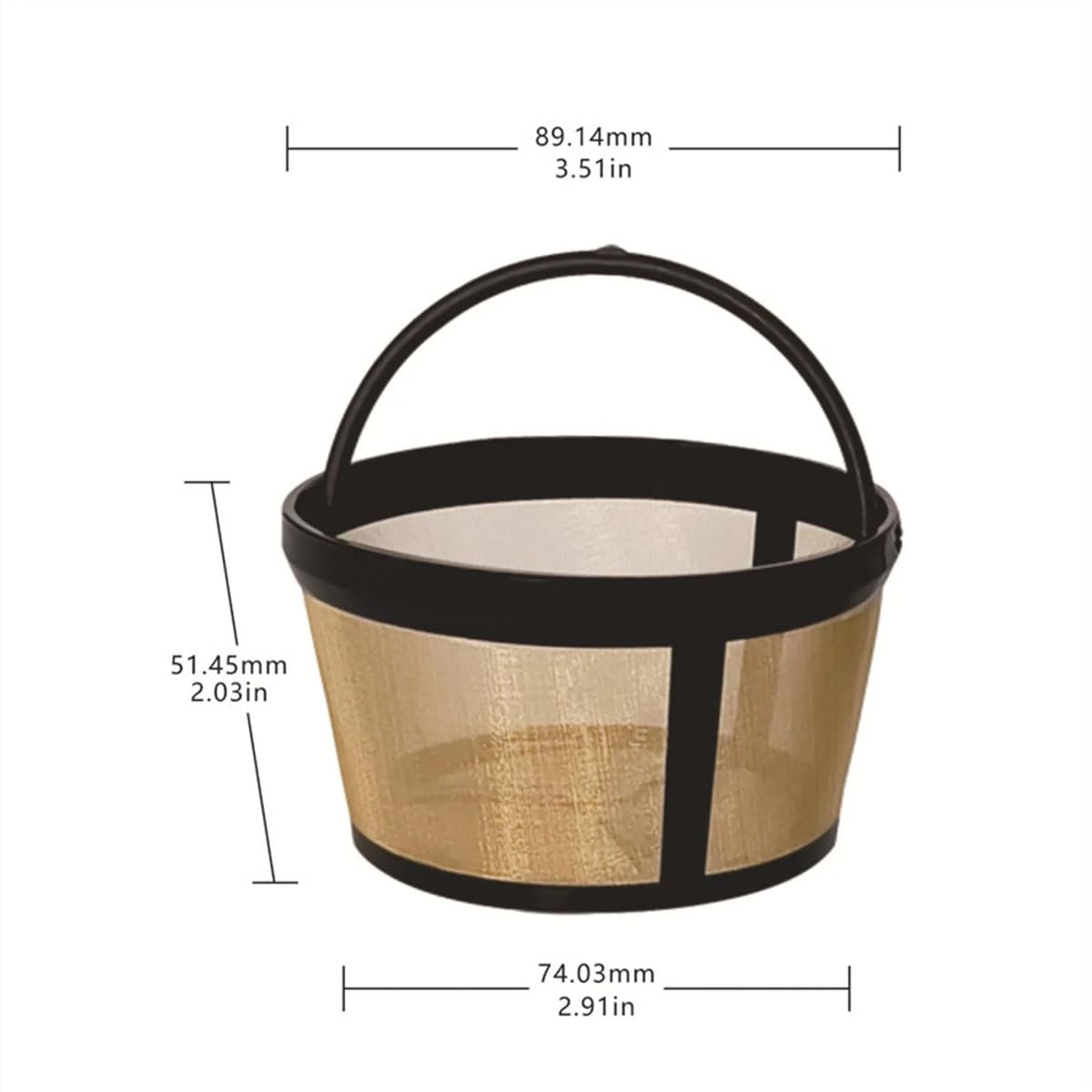 8-12 Cup Stainless Steel Coffee Filter A660512