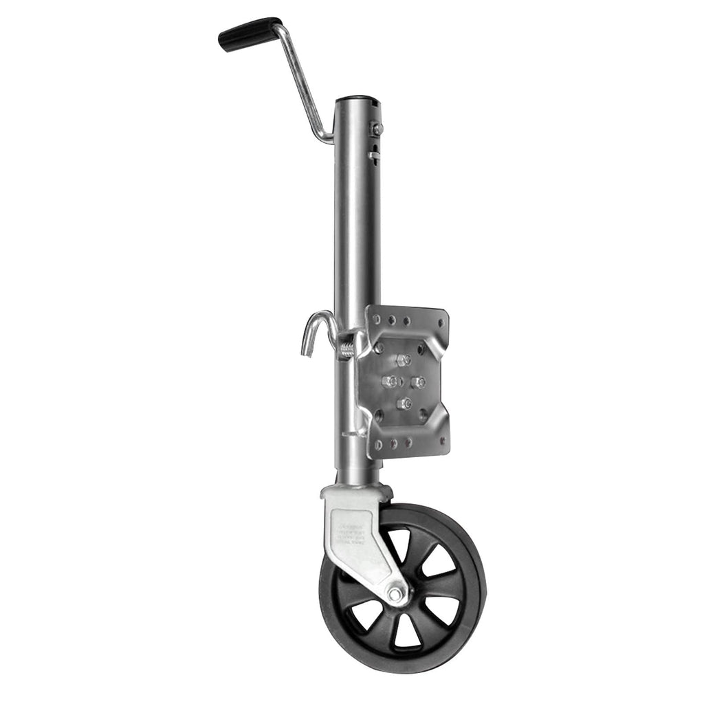 Bolt-On Swivel Trailer Jack with 8'' Wheel, 1500 lbs Capacity Y863329