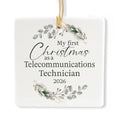 Ceramic 3-inch Square Ornament W547