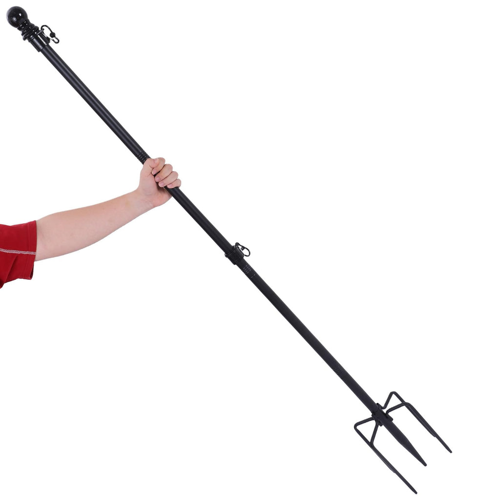 Stainless Steel Flag Pole Base with 5 Prongs V59815