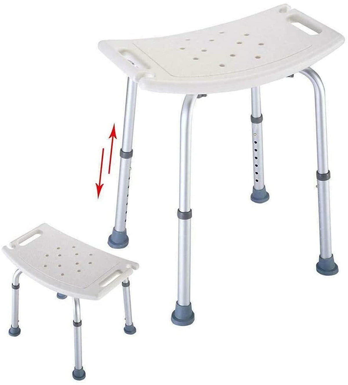 Shower Chair with Padded Seats, Adjustable Non Slip Z867