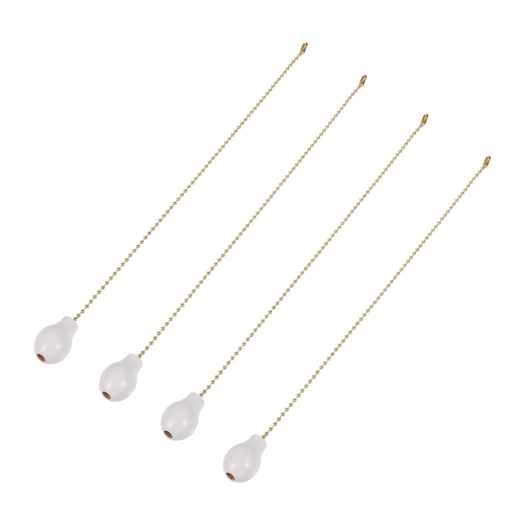 Wooden Gourd Shape Light Pull Chains 4Pcs 12 Inch J465