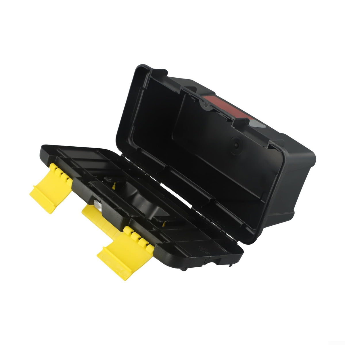10 Inch Two-Layer Plastic Toolbox with Metal Hinges and Latching Lid A81308
