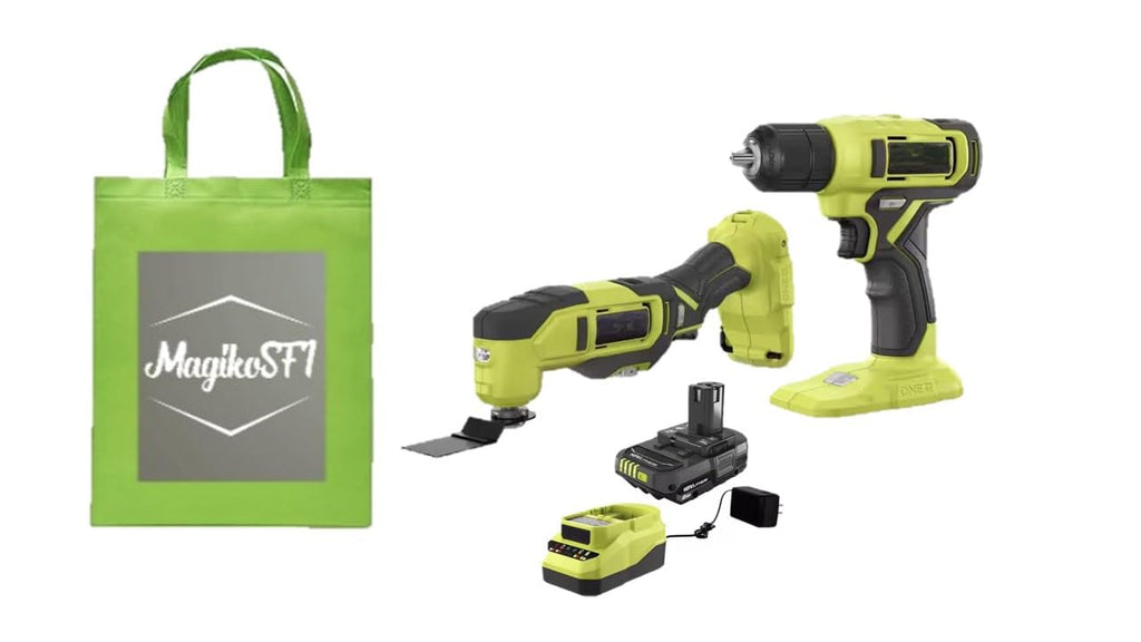 18V Cordless Combo Kit Multi-Tool 3/8" Drill Driver N406