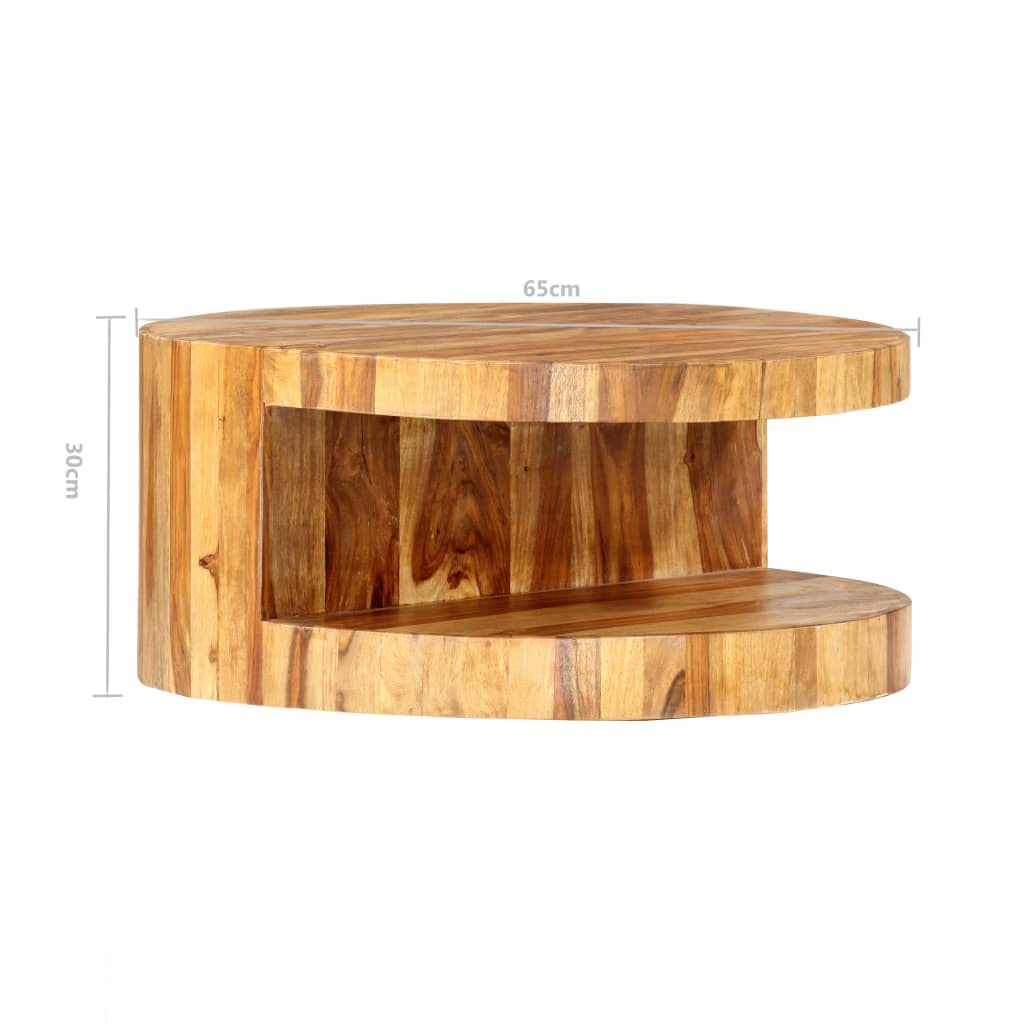 Solid Sheesham Wood Coffee Table B973