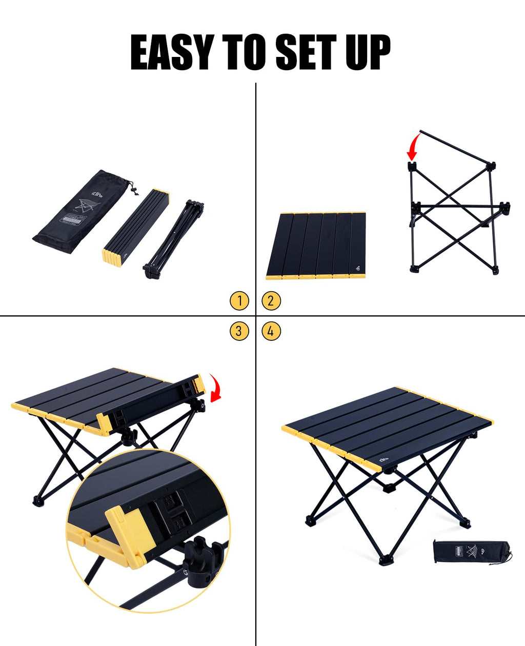 Ultralight Compact Camping Folding Table J518
