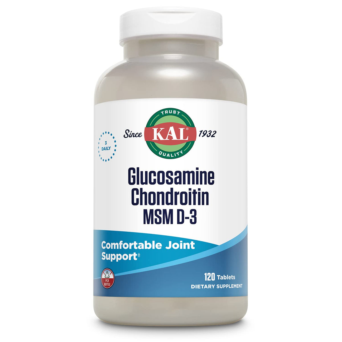 Glucosamine Chondroitin MSM D3 120 Tablets H3694