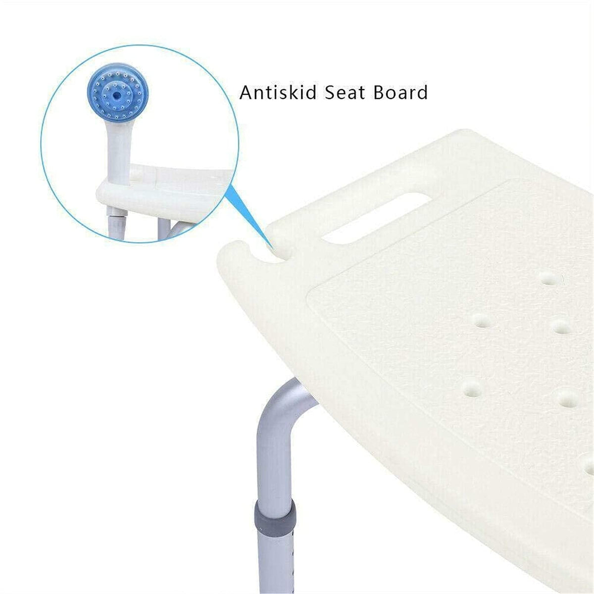 Shower Chair with Padded Seats, Adjustable Non Slip Z867