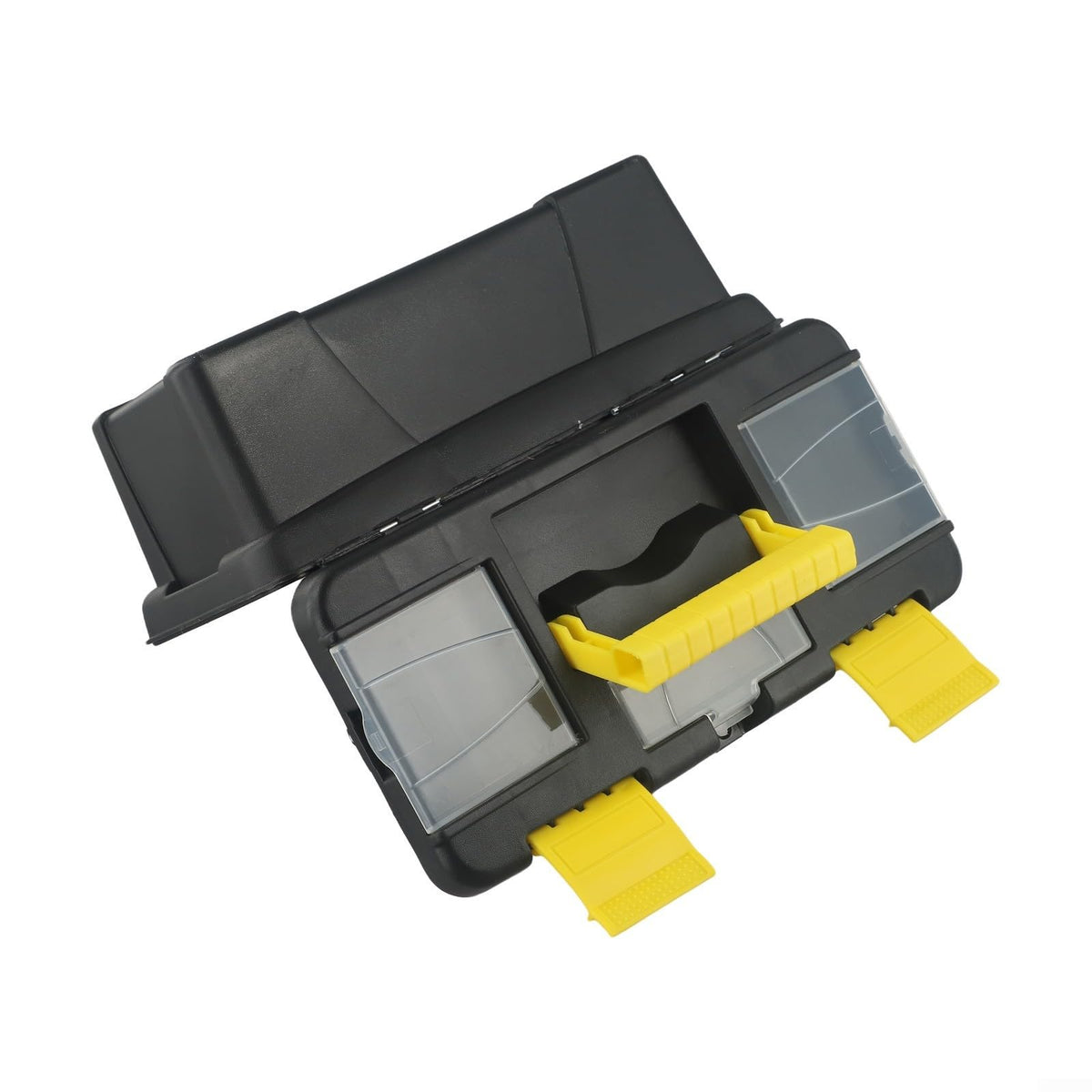 10 Inch Two-Layer Plastic Toolbox with Metal Hinges and Latching Lid A81308