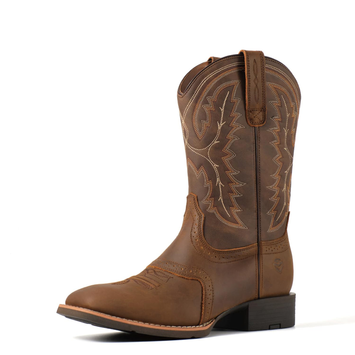 Western Cowboy Boots Square Toe with Embroidery A670862