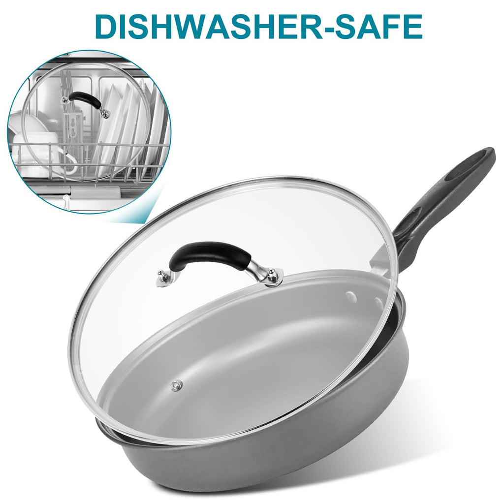 10.25 Inch Tempered Glass Lid with Steam Vent B9099