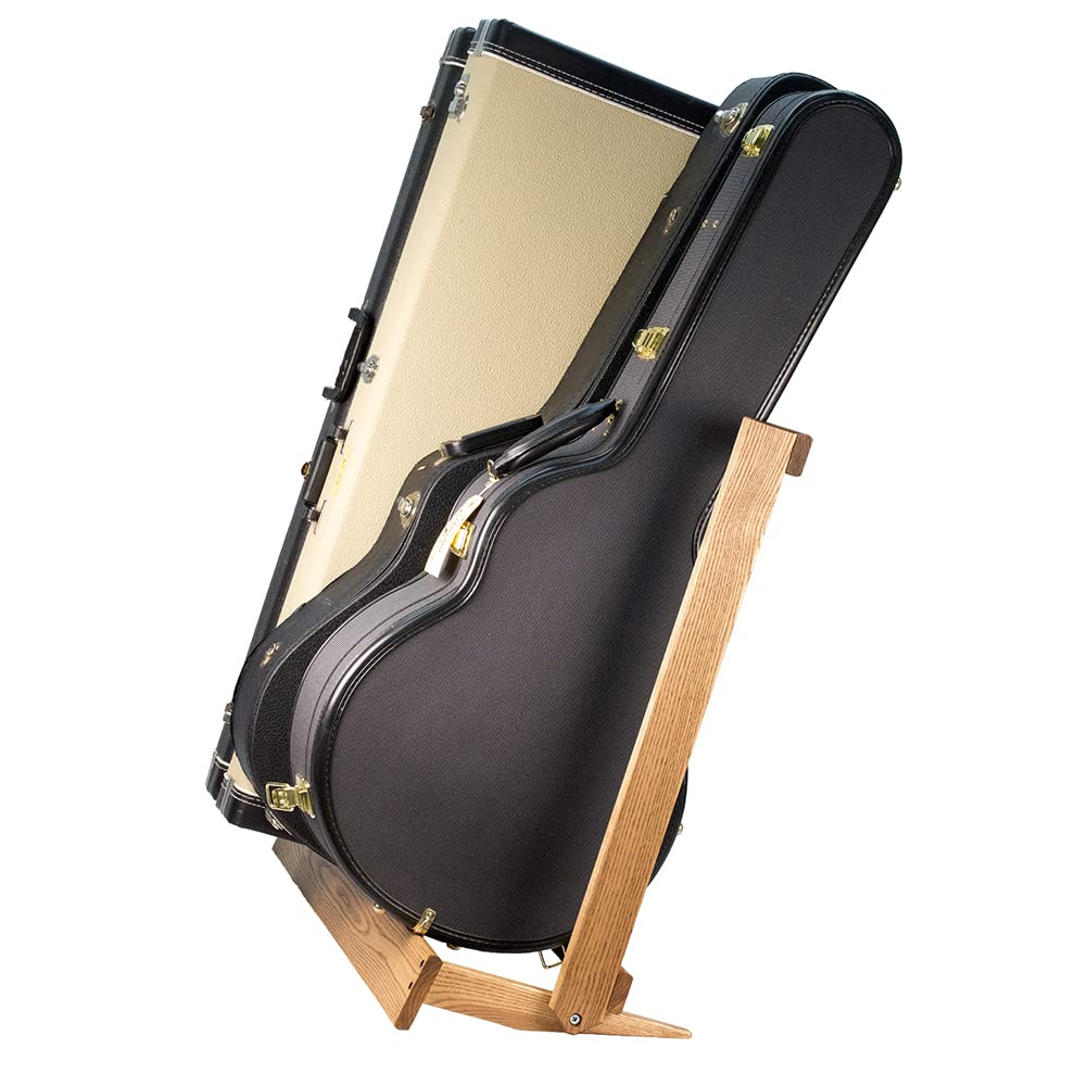 Folding Hardwood Guitar Case Rack Z9625