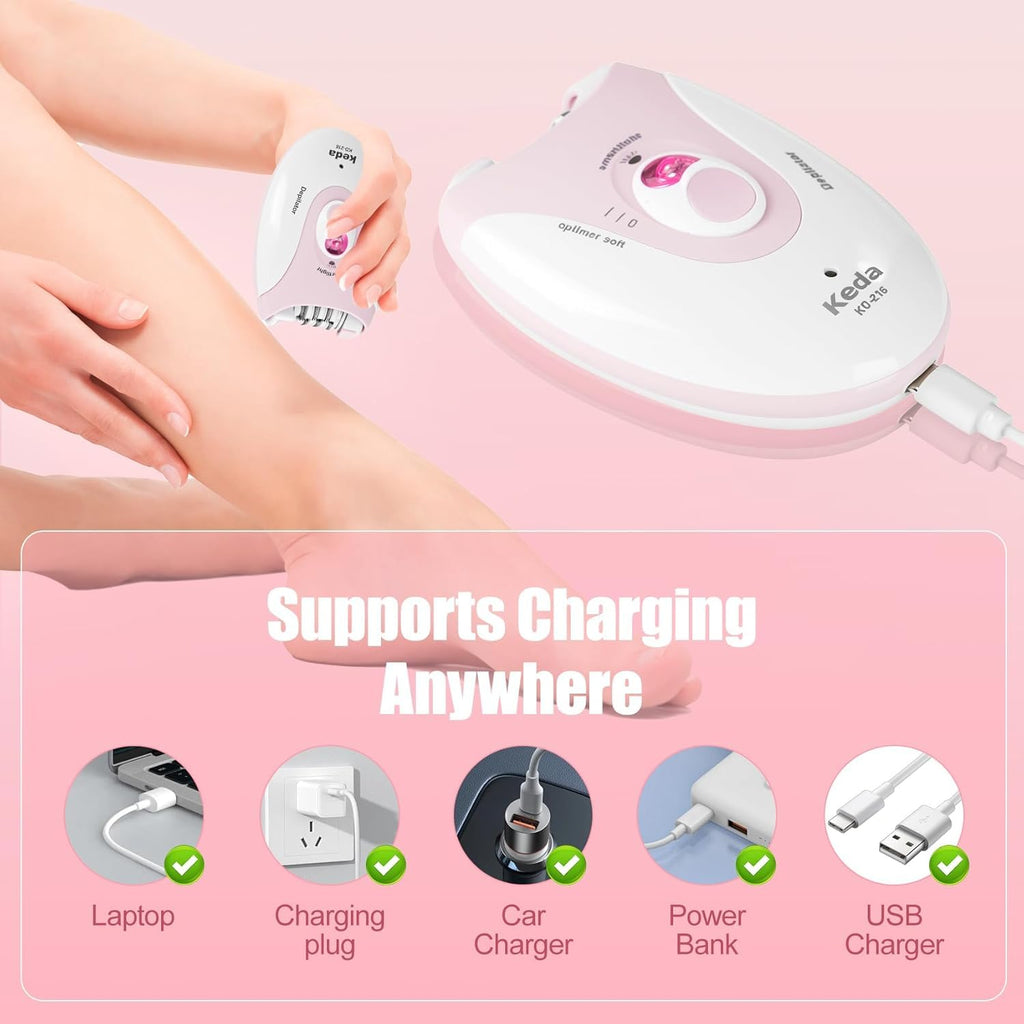 Rechargeable Epilator with LED Light M6123