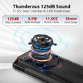 Rugged 5G Smartphone 10300mAh 256GB Black M9394