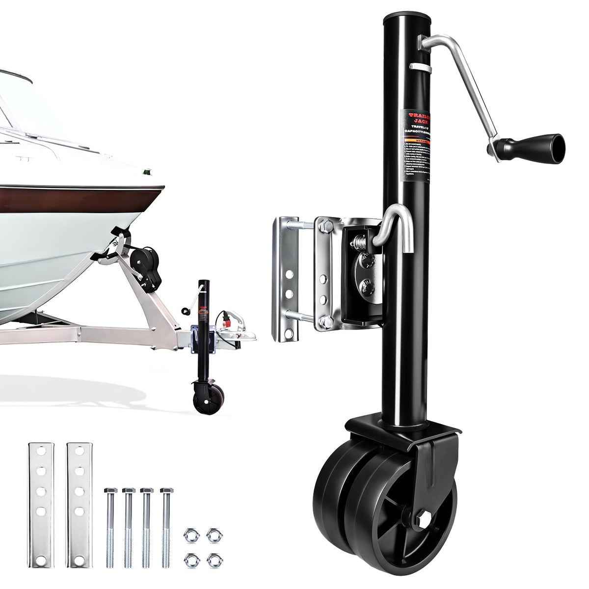 2000 lbs Dual Wheel Trailer Jack P9960
