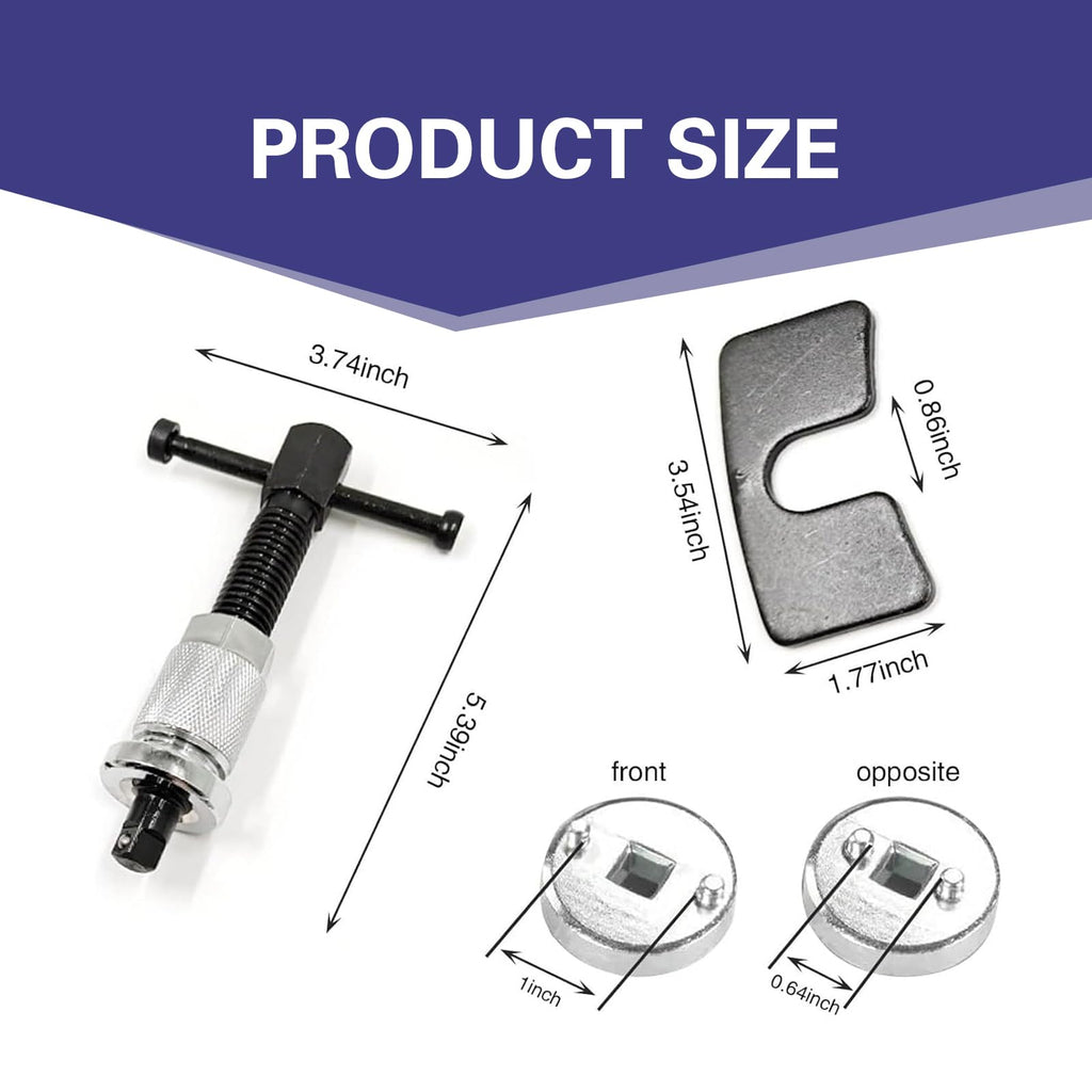 Brake Pad Replacement Tool Kit with 2 Adapters T912