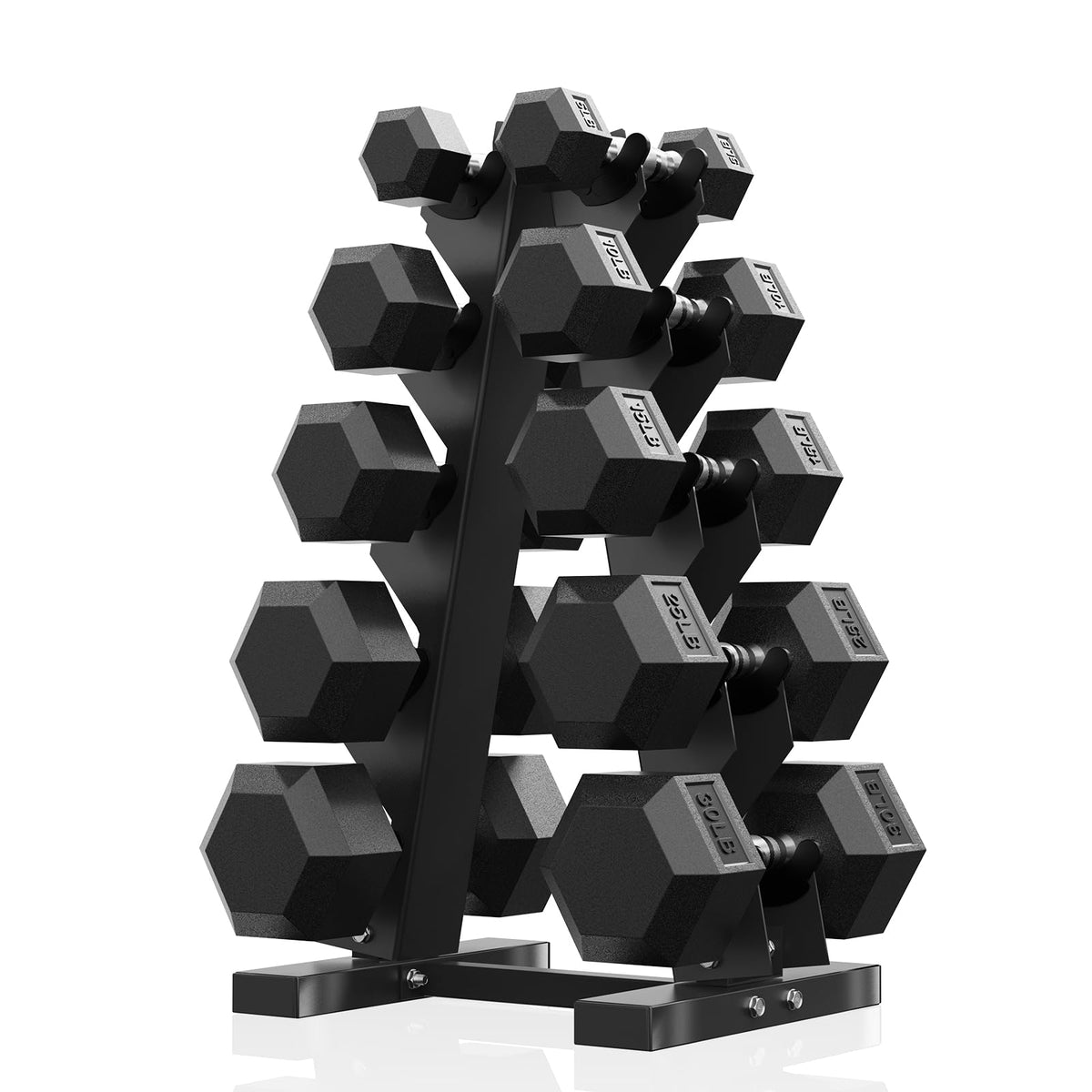 150-600lb Dumbbell Set with Rack J21273