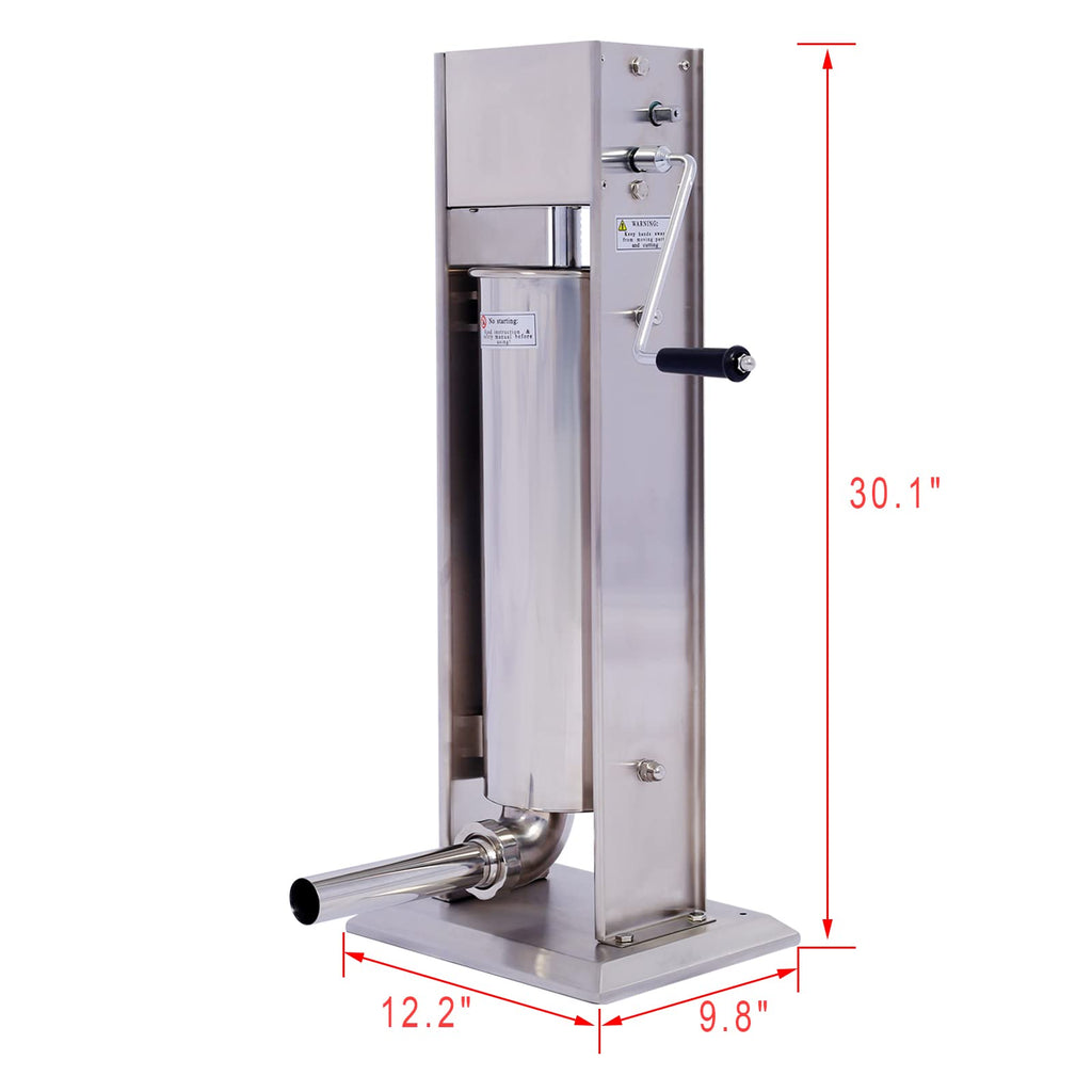 Stainless Steel 15lb Commercial Sausage Stuffer G932608