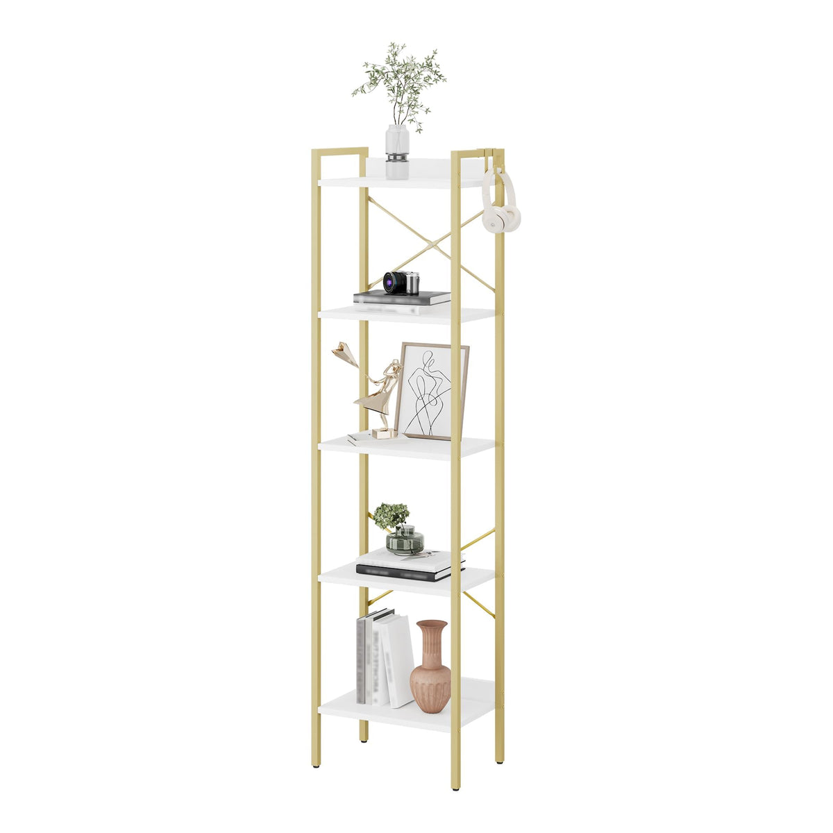 Bookshelf with 2 Hooks P8338
