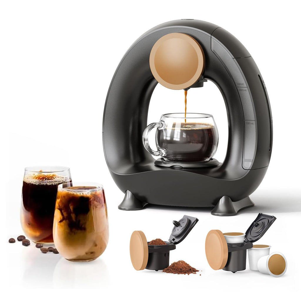 Single Serve Coffee Maker Black F665166