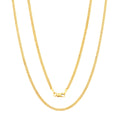 14K Gold Cuban Link Chain Necklace with Lobster Clasp V1230