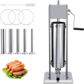15L Sausage Stuffer with 5 Stainless Steel Tubes R7623