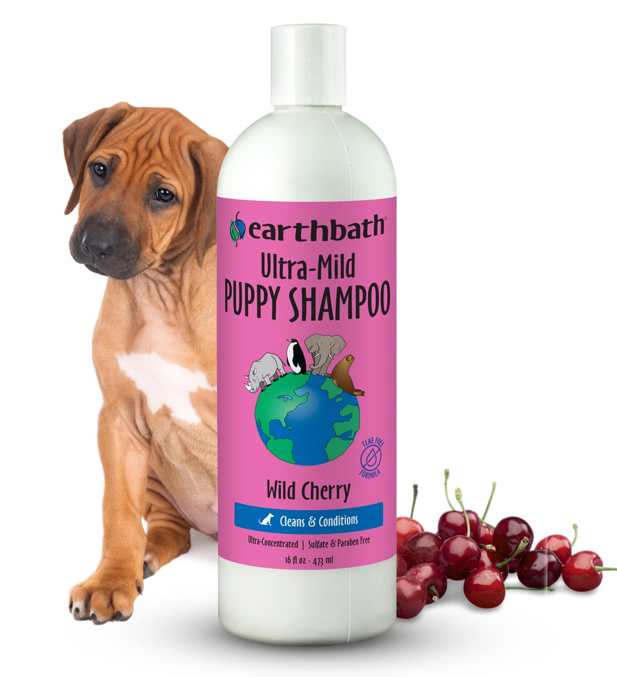 Wild Cherry Puppy Shampoo 16 Oz V160