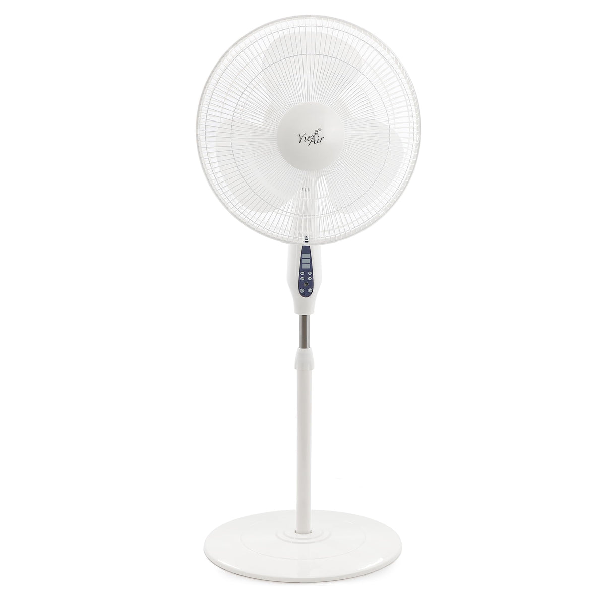 16 Inch 3 Speed Oscillating Stand Fan with Timer and Remote Control S9491