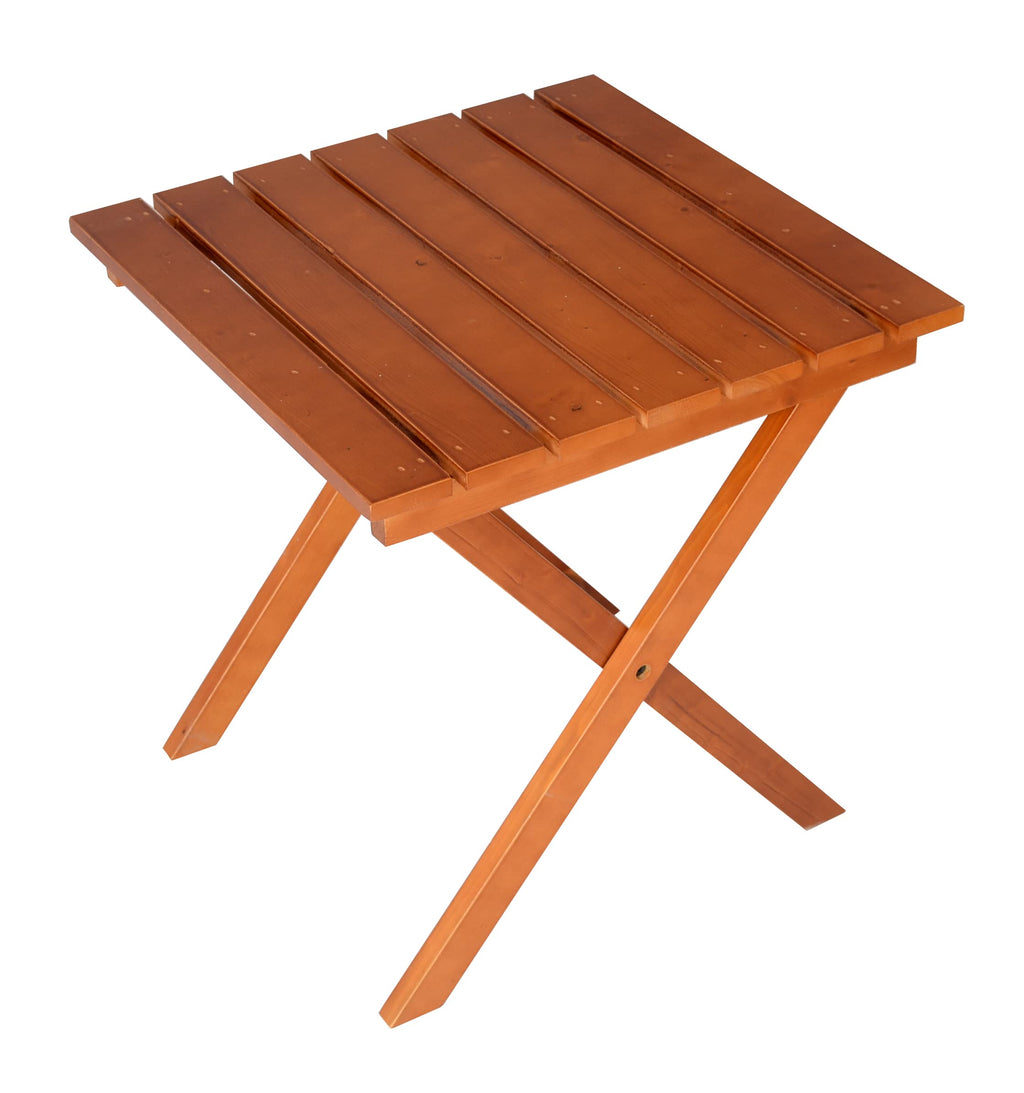 Solid Cedar Adirondack Extra Wide Chair with Folding Table F60900