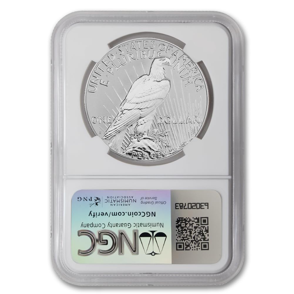 Set of 2 American Silver Morgan and Peace Dollar F6820