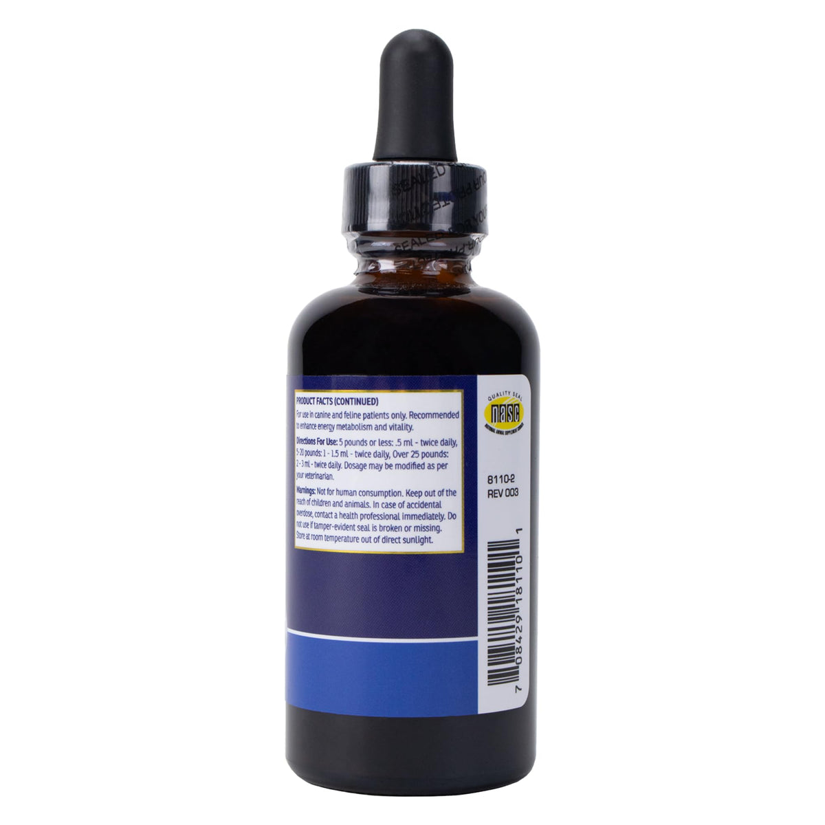 Liquid Pet Supplement with Vitamin B Complex & Iron 2 fl oz M35877