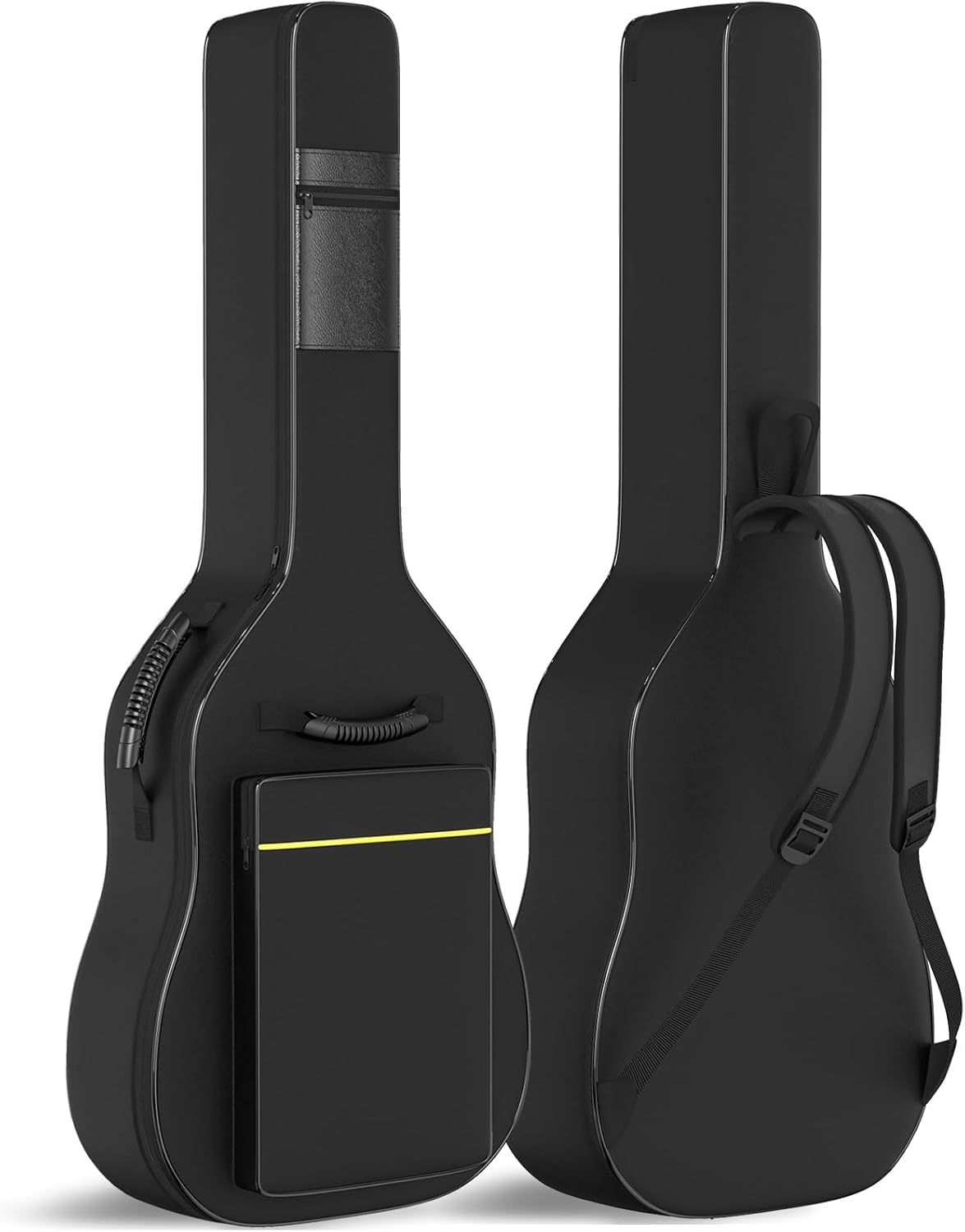 Black Acoustic Guitar Gig Bag with 0.35 Inch Foam Padding N60063