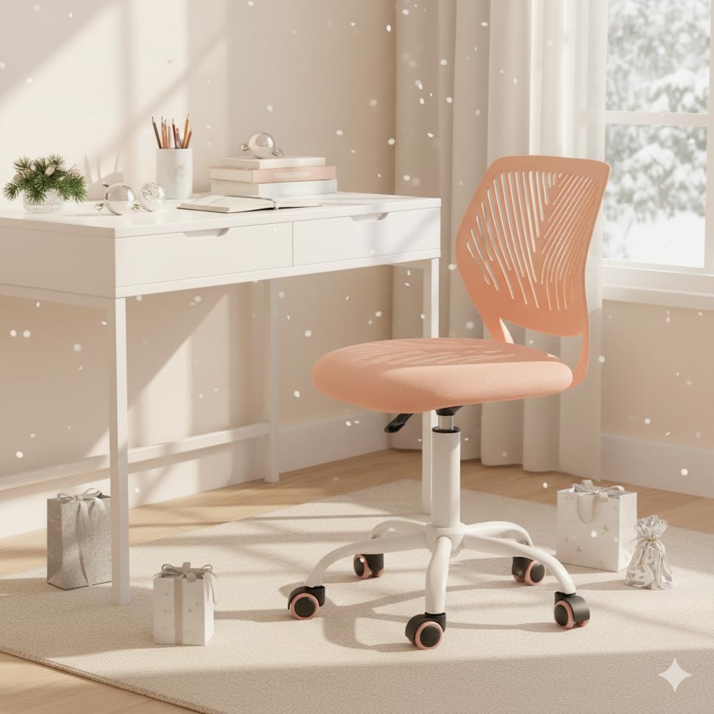 Armless Adjustable Swivel Mesh Task Chair T5543