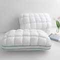 Fluffy Support Bed Pillow Queen Size Set of 2 White H366