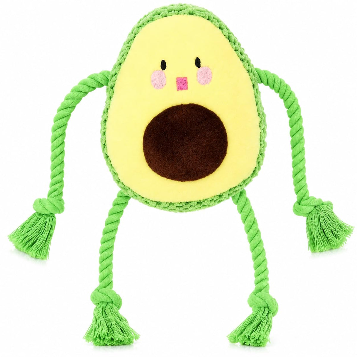 Avocado Rope Plush Dog Toy S13770