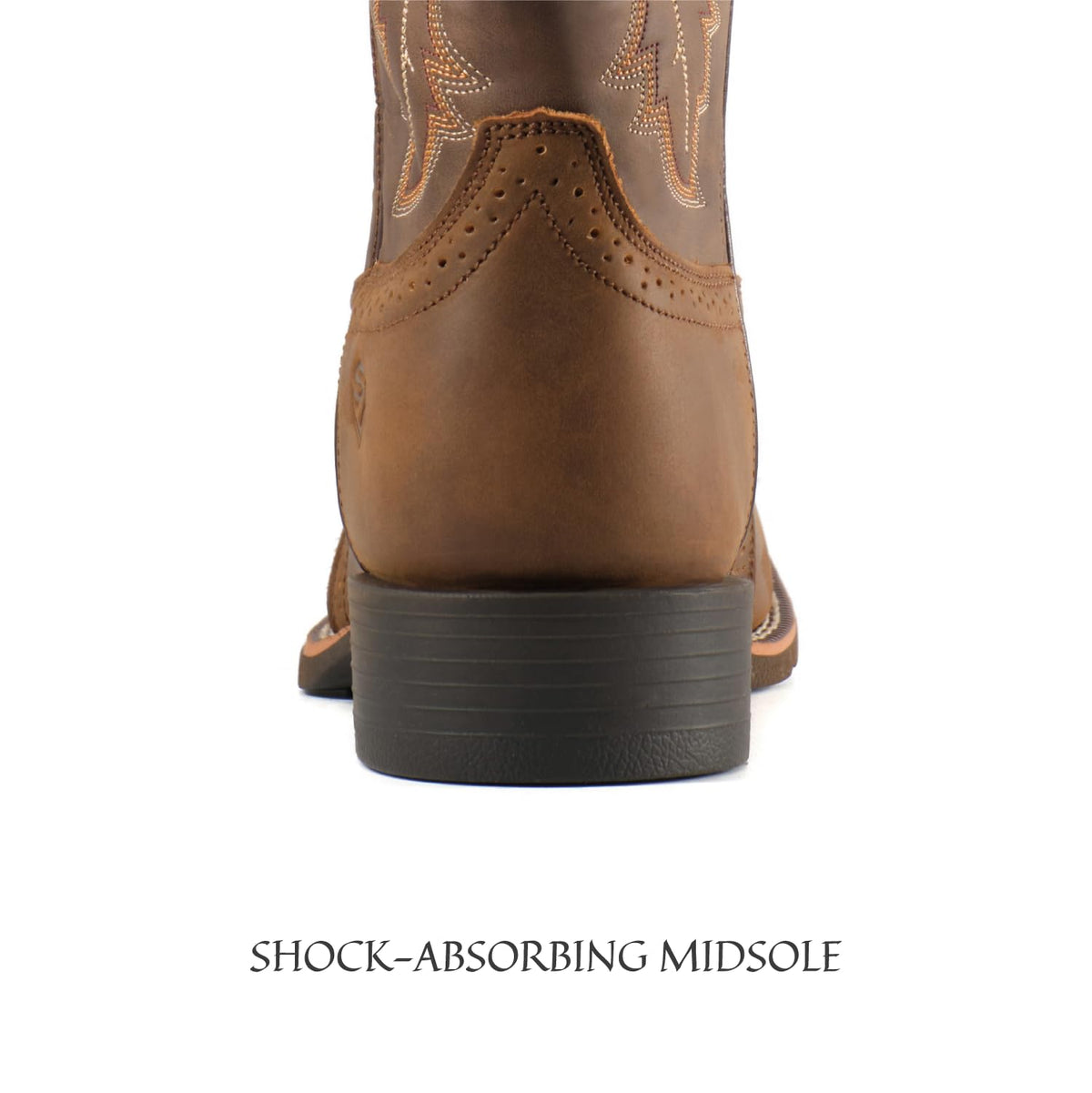 Western Cowboy Boots Square Toe with Embroidery A670862