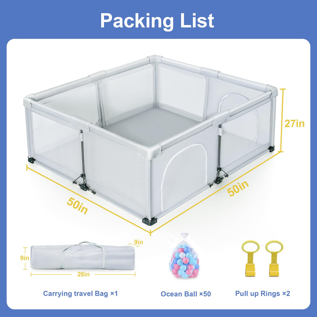 Foldable Baby Playpen X795
