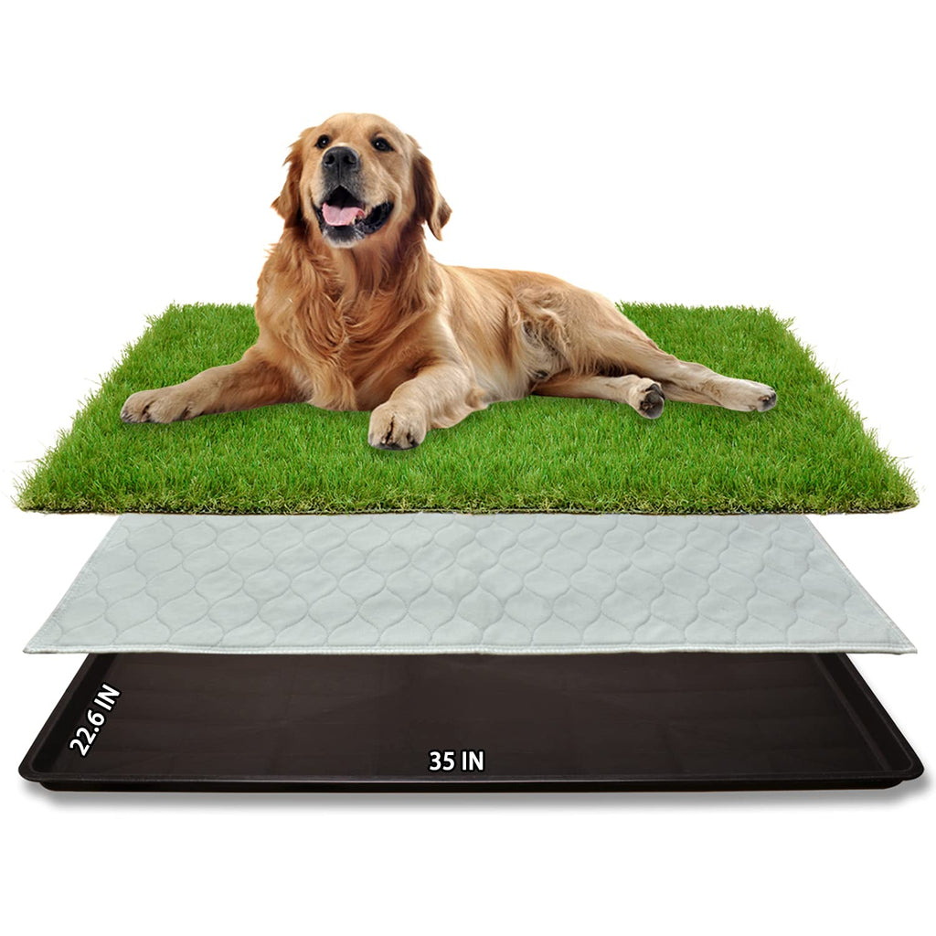 Dog Grass Pad with Tray T14634