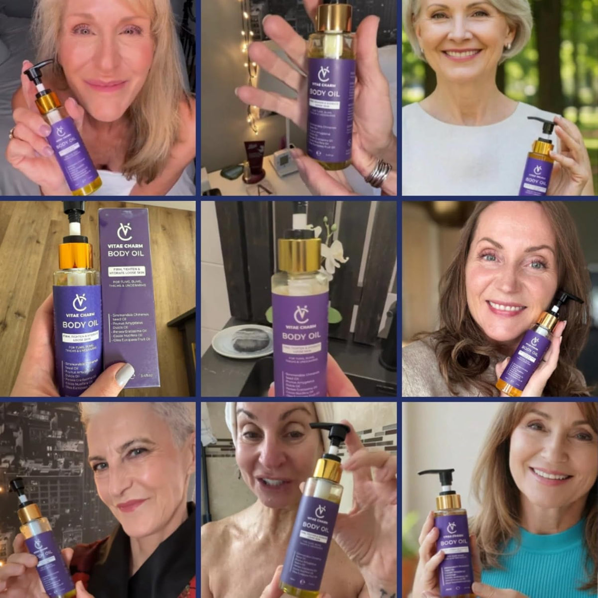 Body Oil 13.6 fl oz 4 Pack Q919869