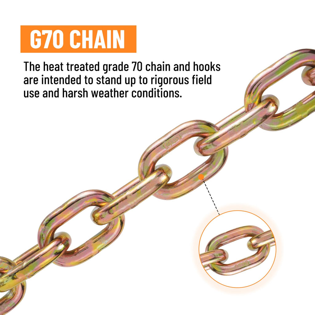 Binder Chain with Clevis Grab Hooks U376392