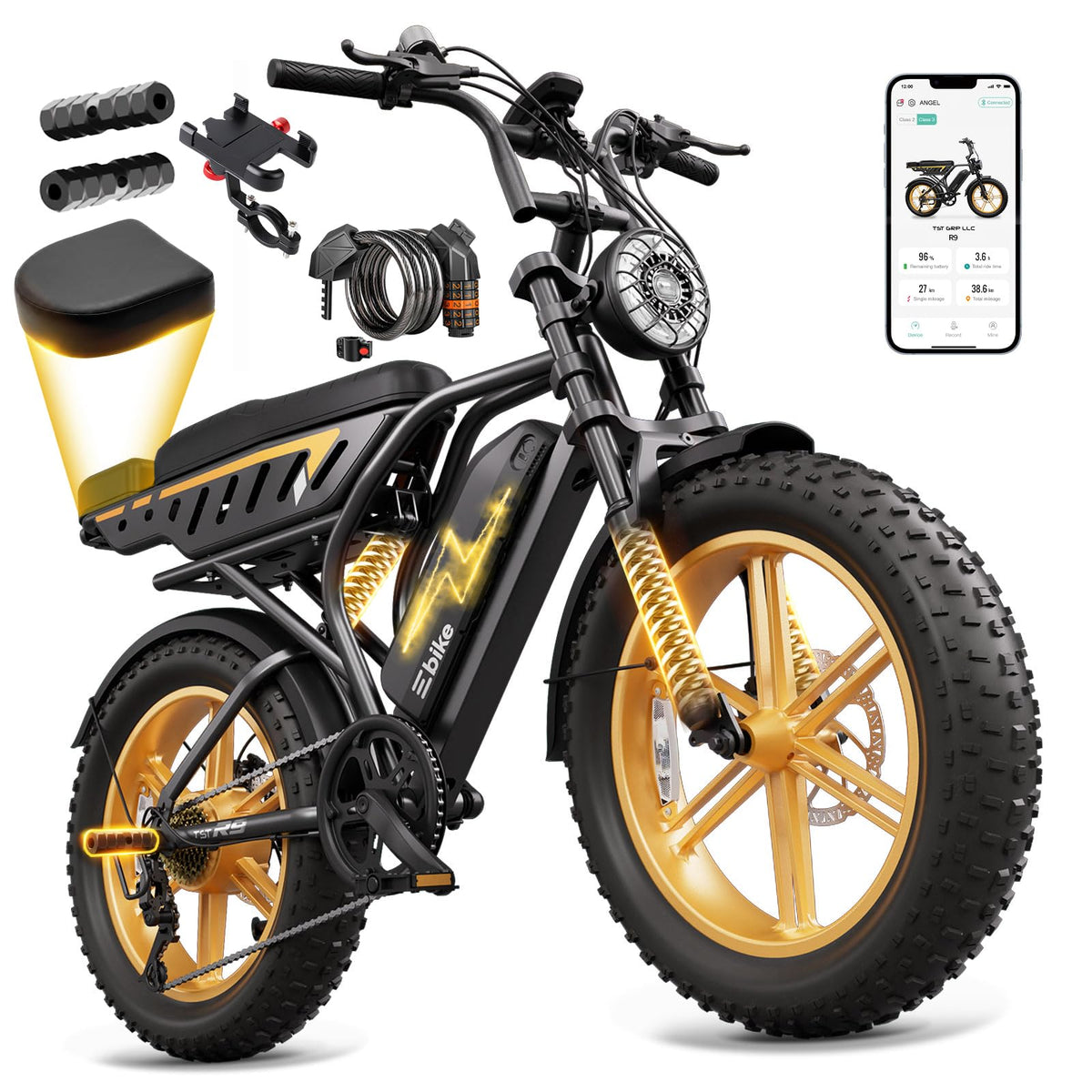 Electric Bike for Adults 48V 15/30 Ah Battery I849742