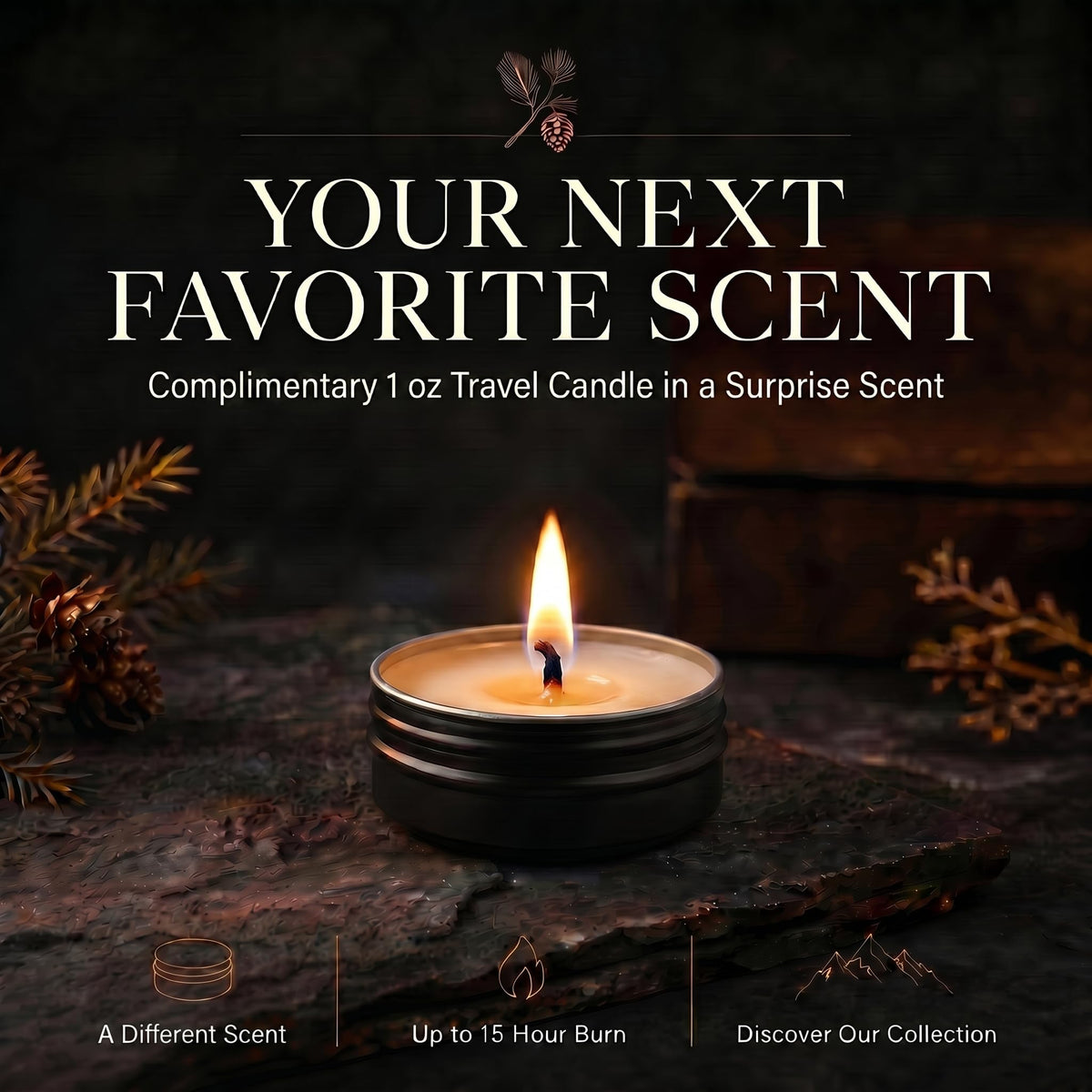 Scented Candle 16 oz Pack of 2 D3823