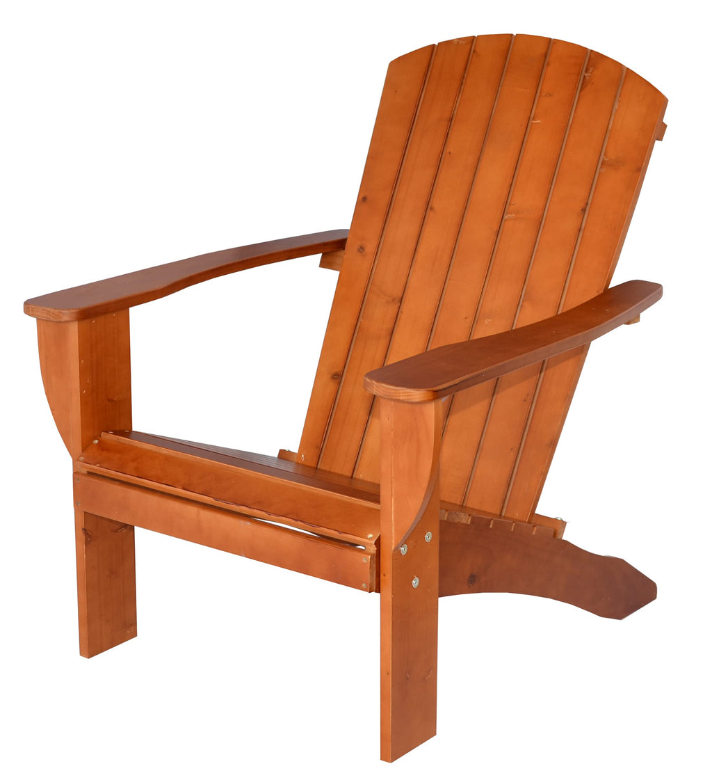 Solid Cedar Adirondack Extra Wide Chair with Folding Table F60900