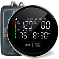 Blood Pressure Monitor Upper Arm Adjustable Cuff Voice Broadcast Large Backlit Display 240 Sets Memory M7722