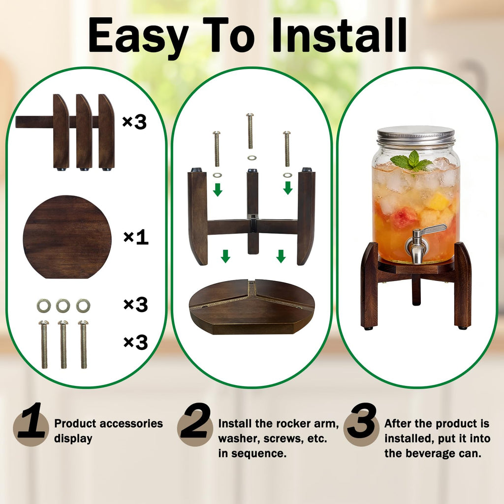 Adjustable 8-11.2 Inch Drink Dispenser Stand H290
