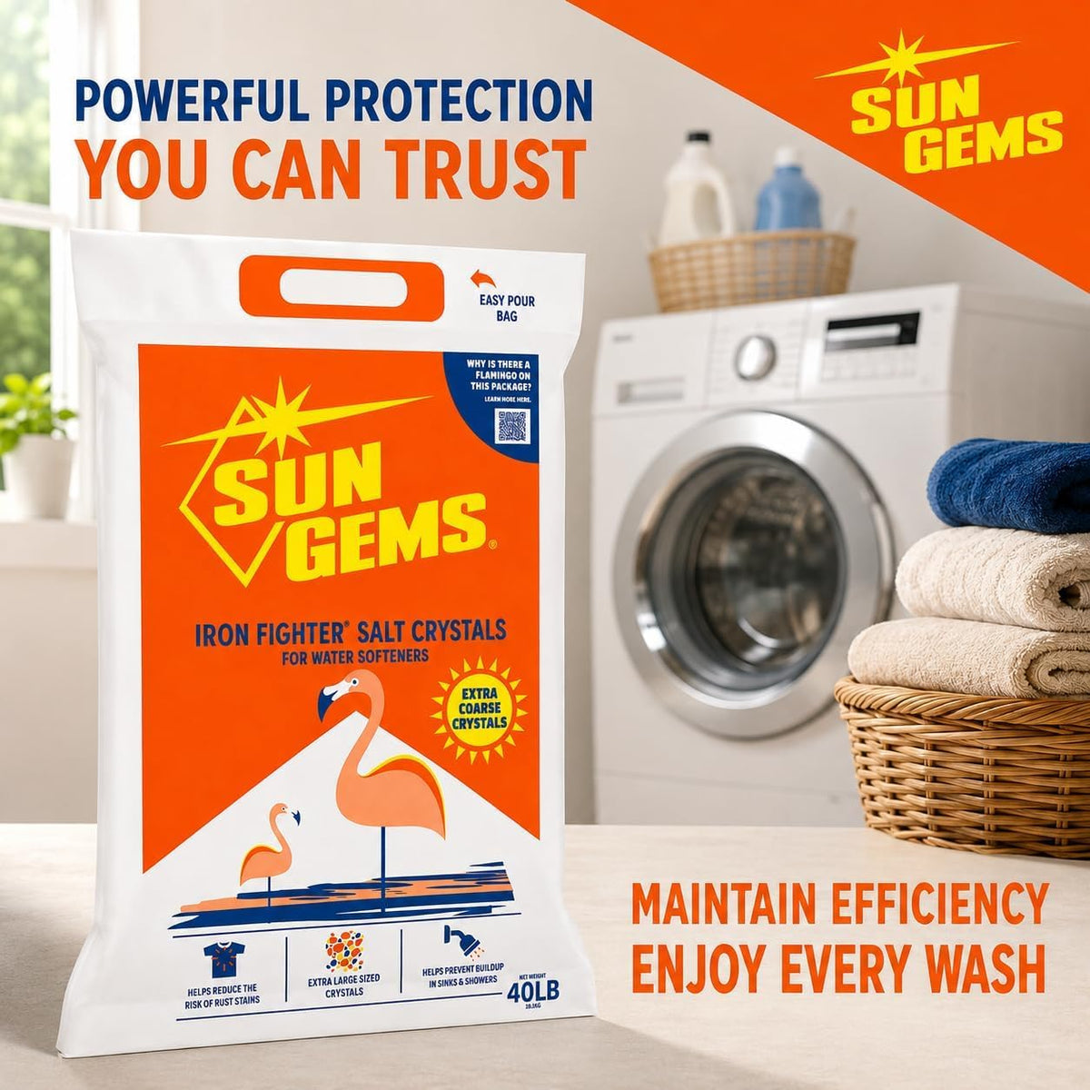40 lb Extra Coarse Water Softener Salt Crystals S302313