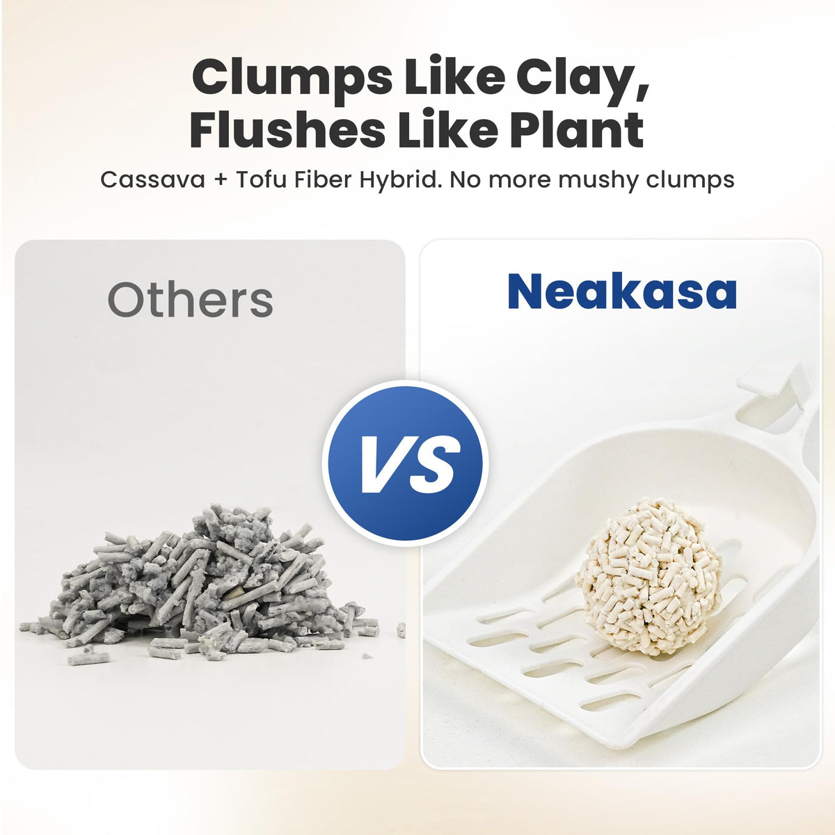 Natural Lightweight Clumping Flushable Cat Litter Y103840