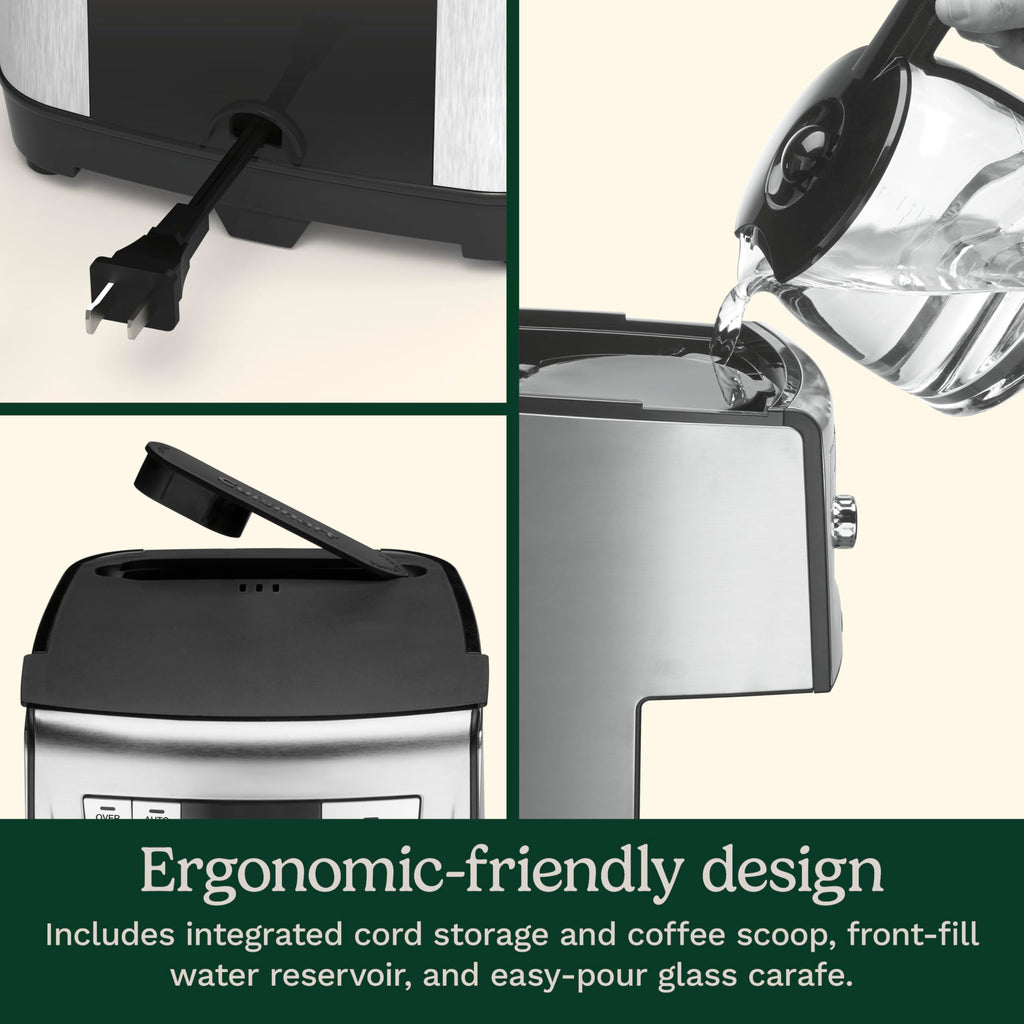 14 Cup Programmable Coffee Maker with Glass Carafe M60317